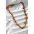 Leopard Pattern Mica Chain Women's Necklace