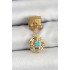 316L Steel Pendant Moon And Sun Model Gold Color Nomination Charm
