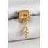 316L Steel Pendant Shell Model Gold Color Nomination Charm