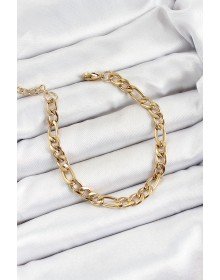 316L Steel Gold Color Chain Men's Bracelet