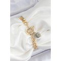 Brass Evil Eye Model Zircon Stone Gold Color VIP Series Women s Bracelet