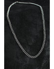 316L Steel Classic Oval Chain Model Silver Color Men's Necklace
