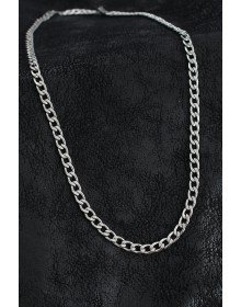 316L Steel Thick Classic Chain Model Silver Color Men's Necklace