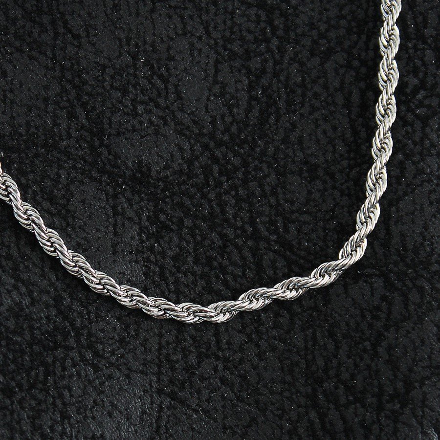 316L Steel Stud Chain Model Silver Color Men s Necklace