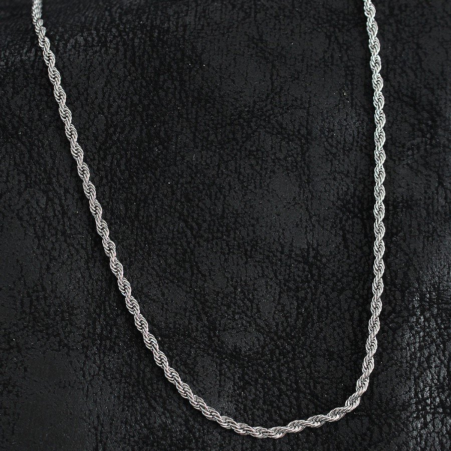 316L Steel Stud Chain Model Silver Color Men s Necklace