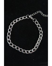 316L Steel Thick Classic Model Silver Color Men's Bracelet