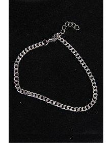 316L Steel Thin Classic Model Silver Color Men's Bracelet