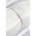 Brass Zircon Stone Rectangular Model Crushed Chain Silver Color Women s Bracelet Brass Zircon Stone Rectangular Model Crushed Chain Silver Color Women s Bracelet