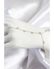 Brass Zircon Stone Hanging Model Gold Color Female Shahmaran