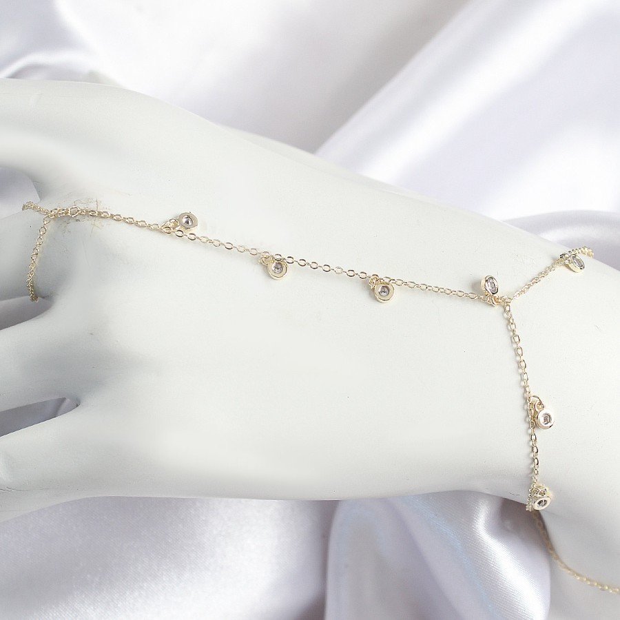 Brass Zircon Stone Hanging Model Gold Color Female Shahmaran