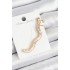 Brass Waterway Model Gold Color Right Cartilage Earring
