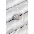 Heart Model Silver Color Ghost Necklace with Fish Line