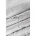 Heart Model Silver Color Ghost Necklace with Fish Line