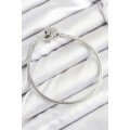 Brass Charm Zircon Stone Star Model Silver Color Women s Bracelet
