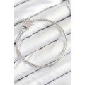 Brass Charm Zircon Stone Star Model Silver Color Women s Bracelet