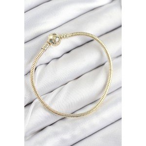 Brass Charm Bead Model Gold Color Women's Bracelet