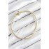 Brass Charm Bead Model Gold Color Women's Bracelet