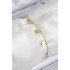 316L Steel Row Clover Model Gold Color Women's Bracelet