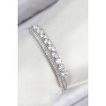 Brass Zircon Stone Waterway Model Silver Color Women s Bracelet