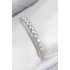 Brass Zircon Stone Waterway Model Silver Color Women's Bracelet