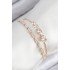 Brass Zircon Stone Waterway Model Gold Color Women's Bracelet