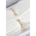 Brass Zircon Stone Waterway Model Gold Color Women s Bracelet