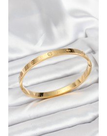 316L Steel Gold Color 65 mm Women's Handcuff Bracelet