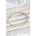 316L Steel Gold Color 65 mm Thin Women s Handcuff Bracelet