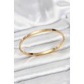 316L Steel Gold Color 65 mm Thin Women s Handcuff Bracelet