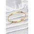316L Steel Gold Color 65 mm Thin Women's Handcuff Bracelet