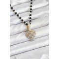 316L Steel Chain Crystal Beaded Heart Women s Necklace