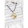 316L Steel Chain Crystal Beaded Women s Necklace