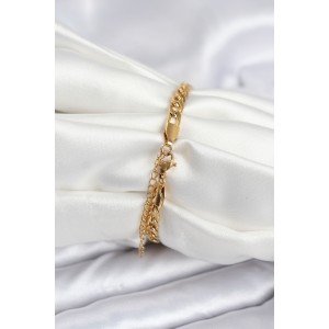 316L Steel Gold Color Women's Bracelet Suitable for Writing