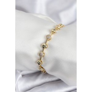 Brass VIP Series Gold Color Heel Model Women's Bracelet