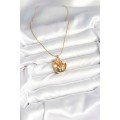 316L Steel Chain Butterfly Model Artistic Portrait Women s Necklace 316L Steel Chain Butterfly Model Artistic Portrait Women s Necklace