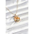 316L Steel Chain Butterfly Model Artistic Portrait Women s Necklace 316L Steel Chain Butterfly Model Artistic Portrait Women s Necklace