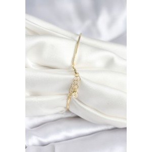Colorful Butterfly Figure Gold Color Brass Women's Bracelet