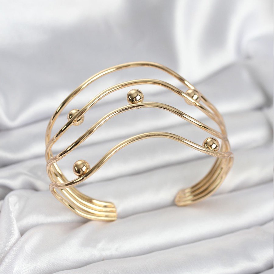 Brass Gold Color Women s Bracelet