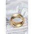 Brass Gold Color Domed Vintage Women's Bracelet