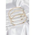 316L Steel Gold Color Silvery Model Ajda 65 mm Women s Bracelet