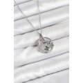 316L Steel Chain Silver Color Zircon Stone Butterfly Women s Necklace