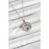 316L Steel Chain Silver Color Zircon Stone Butterfly Women's Necklace