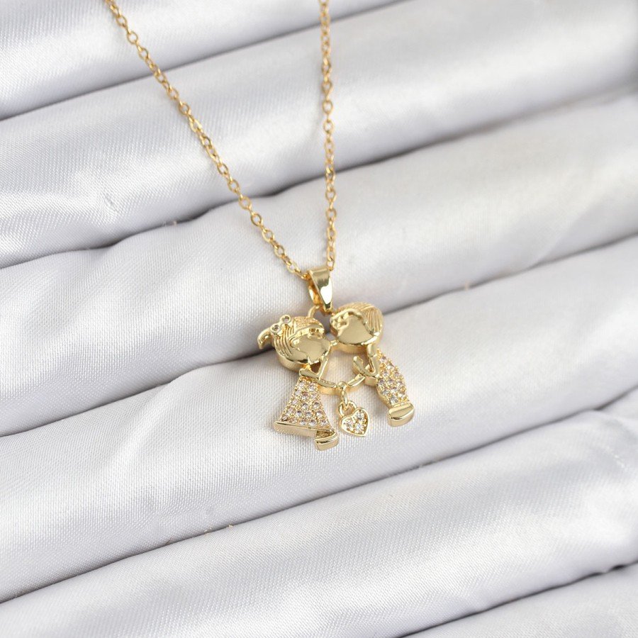 316L Steel Chain Gold Color Boy Girl Model Women s Necklace