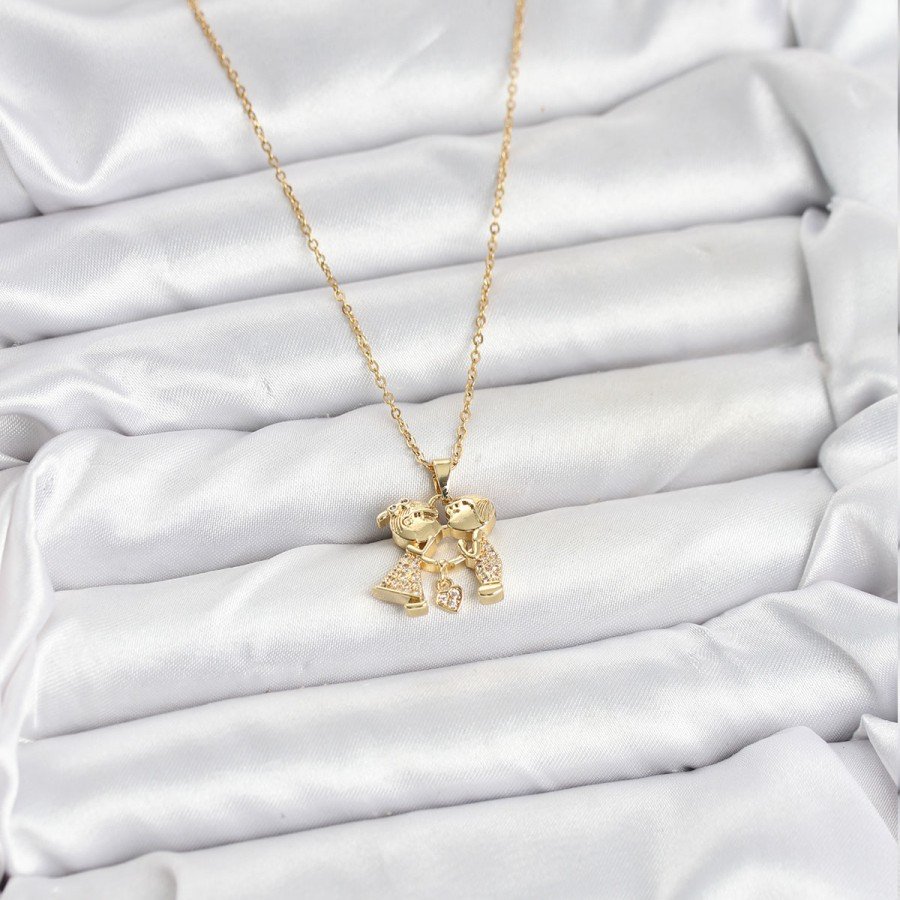316L Steel Chain Gold Color Boy Girl Model Women s Necklace