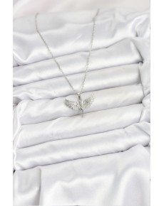 316L Steel Chain Silver Color Angel Model Women's Necklace
