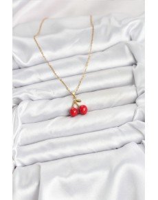 316L Steel Chain Gold Color Cherry Model Women's Necklace