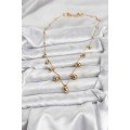 316L Steel Chain Gold Color Heeled Necklace