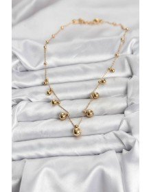 316L Steel Chain Gold Color Heeled Necklace
