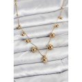 316L Steel Chain Gold Color Heeled Necklace