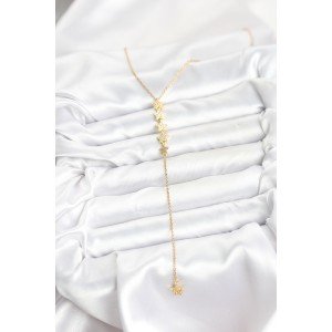 316L Steel Chain Gold Color Star Model Y Necklace 316L Steel Chain Gold Color Star Model Y Necklace